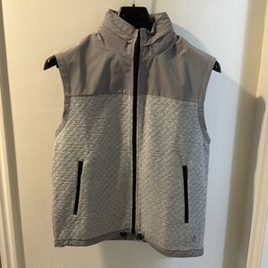 Original Penguin vest, zip out rain hood, size S